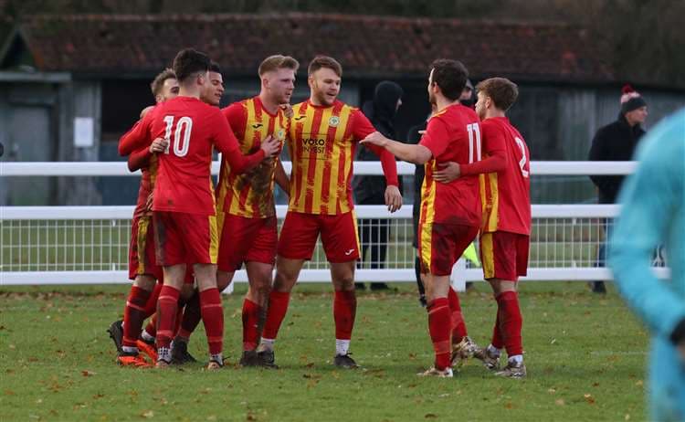Members and a match in progress